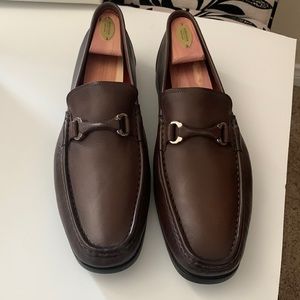 Smooth Leather Santoni Loafers